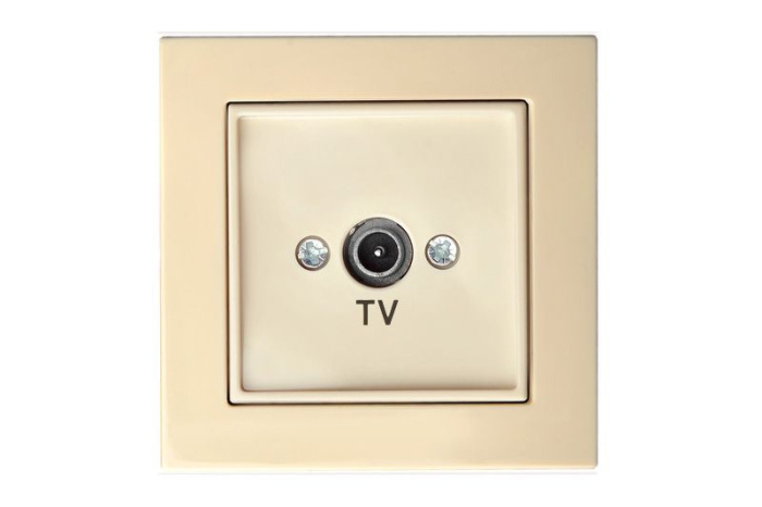 IAL1-12-01 E/S TV socket (intermediate) without frame