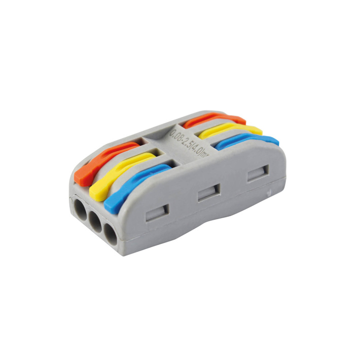 365-473 Quick wire connectors 3-3,0,08-2.5(4)mm2, 5 pcs