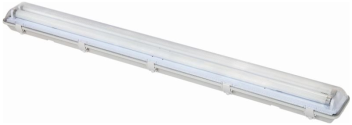 LED PS 2xT8 / 120 cm korpus IP65 gaismeklis priekš LED T8 spuldze