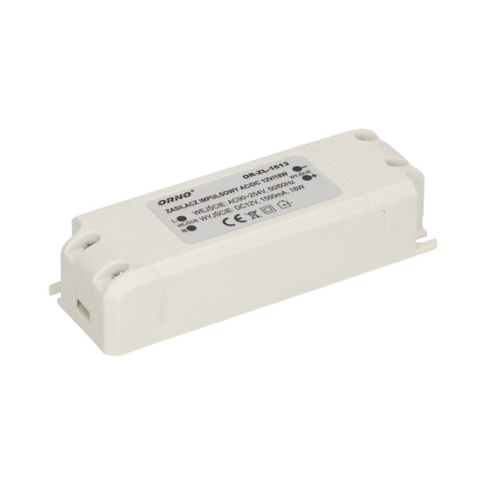 OR-ZL-1613 AC/DC 18W LED TRANSFORMATORS 12V