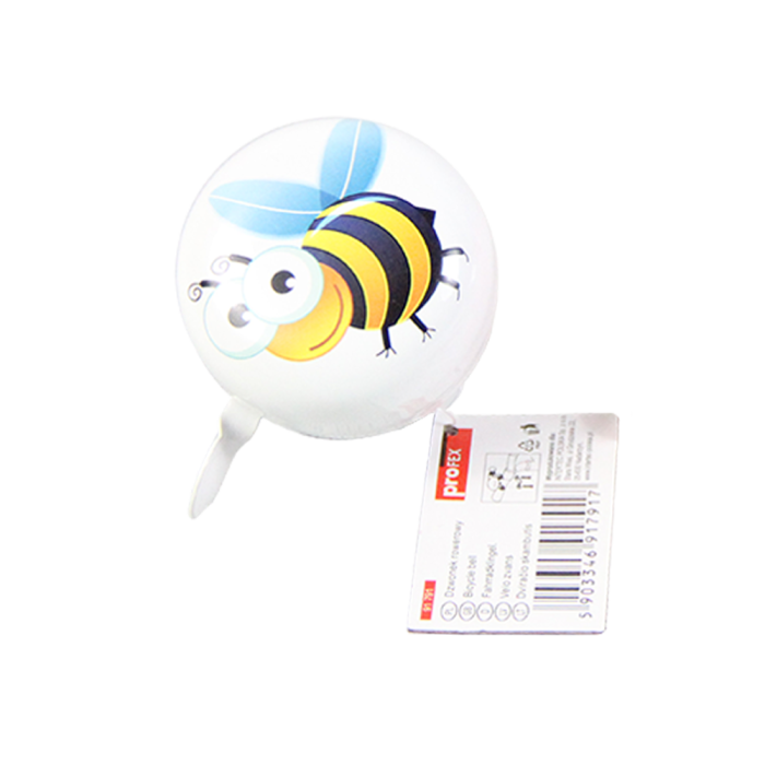 COLORFUL BELL WITH PRINT BEE
