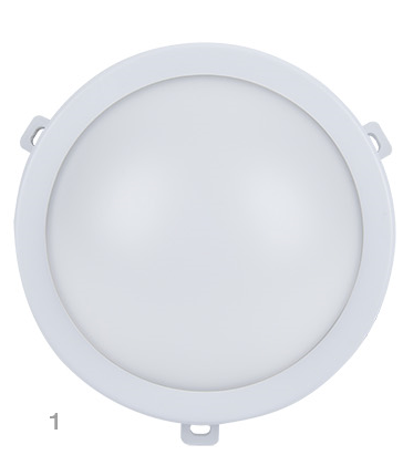 407-501 LED 12W 780Lm IP54 Sienas gaismeklis,apaļš,balts