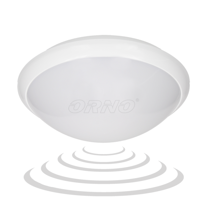 OR-PL-316WE27PMM BREVA Plafon gaismeklis 60W PC ar sensoru