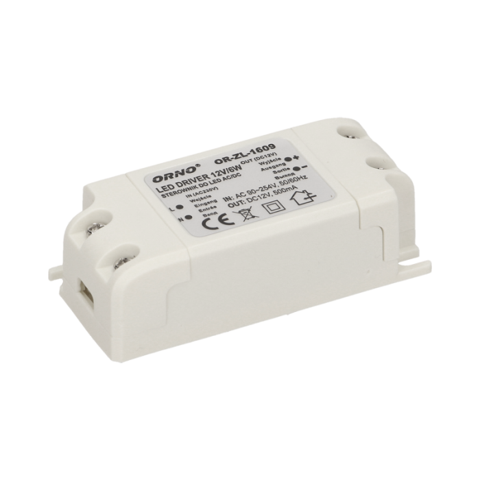 OR-ZL-1609 AC/DC 6W LED TRANSFORMATORS 12V