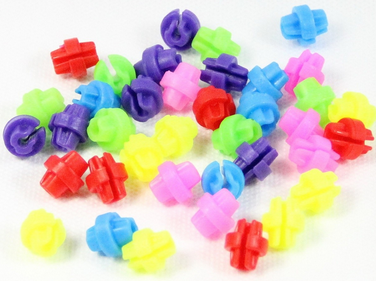 COLORFUL BEADS ON SPOKES