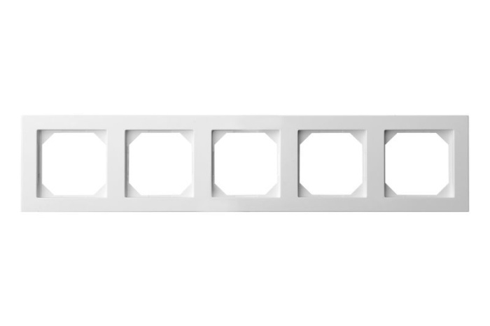 K14-245-05 E/B 15mm EPSILON Piecvietīgs  rāmis, balts