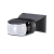 OR-CR-254/B MOTION SENSOR  detection sensor 180/360°, IP65, 1200W, melns