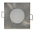 GXLL026 LED BONO-S CM kvadrats 350Lm  5W WW IP65 220V  GAISMEKLIS