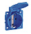ABL Roz.sadalēm IP54 1F zila(38x38)