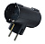 6338-2 2-way adaptor 16A 250V Adapteris melns