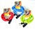 CHAIN BICYCLE LOCK 3,5X3,5X800MM COLOR MIX