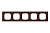 K14-245-05 E/R Piecvietīgs  rāmis/brūns