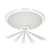 OR-PL-302WE27SMR Gaismeklis ar sensoru 2x40W TERRAL stikls 360degr IP20 balts