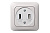 HDMI+USB-002-01 rozete HDMI ir USB balta ALFA