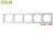 K14-145-05 E/B SlimLine Piecvietīgs rāmis, balts K14-145-05 E/B SlimLine Piecvietīgs rāmis, balts
