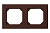 K14-245-02 E/R Divvietīgs  rāmis,/brūns