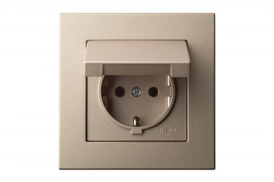 IKL16-408-01 E/Ch zem.ligzda ar zem  IP44 /šamp