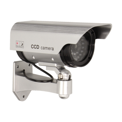 OR-AK-1201 Kameras mulāža CCTV, mirg.sark.LED; iekš un āra liet.; baterijas: 2x1,5V
