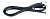 0119 Cable HO3VVH2-F 2x075/3m melns vads ar dakšu