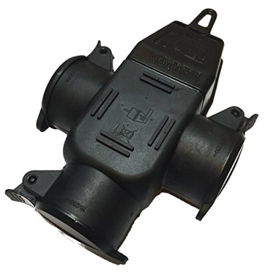 44220L 3 zaru sadalītājs gumijas melns 220V