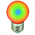 WOJ+13105 LED G45 E-27 230V 1W RGB PCV SPULDZE