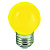 WOJ+11798 LED G45 E-27 230V 1W  SPULDZE,dzeltena