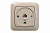 IKL001-01 A/S TA/RJ45kat5 1-viet.datora ligzda/bez rāmja bež ALFA