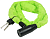 CHAIN BICYCLE LOCK 3,5X3,5X800MM GREEN