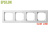 K14-145-04 E/B SlimLine Četrvietīgs  ramis, balts