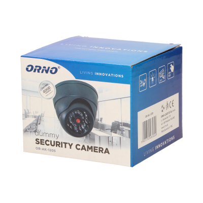 OR-AK-1205 Kameras mulāža CCTV with flashing LED;3 x 1,5V AAA