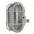 40467 OVAL PVC balta 60W gaismeklis